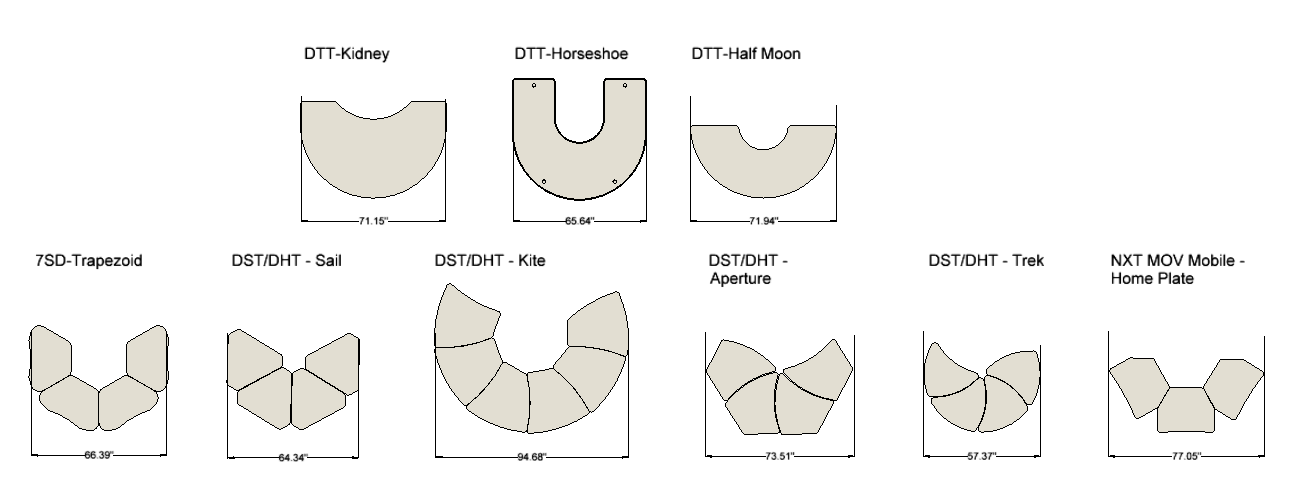 horseshoe alternative footprint