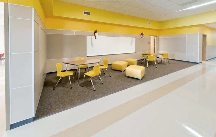 Chisholm_Yellow Gathering Spaces_Uniflex_Discover