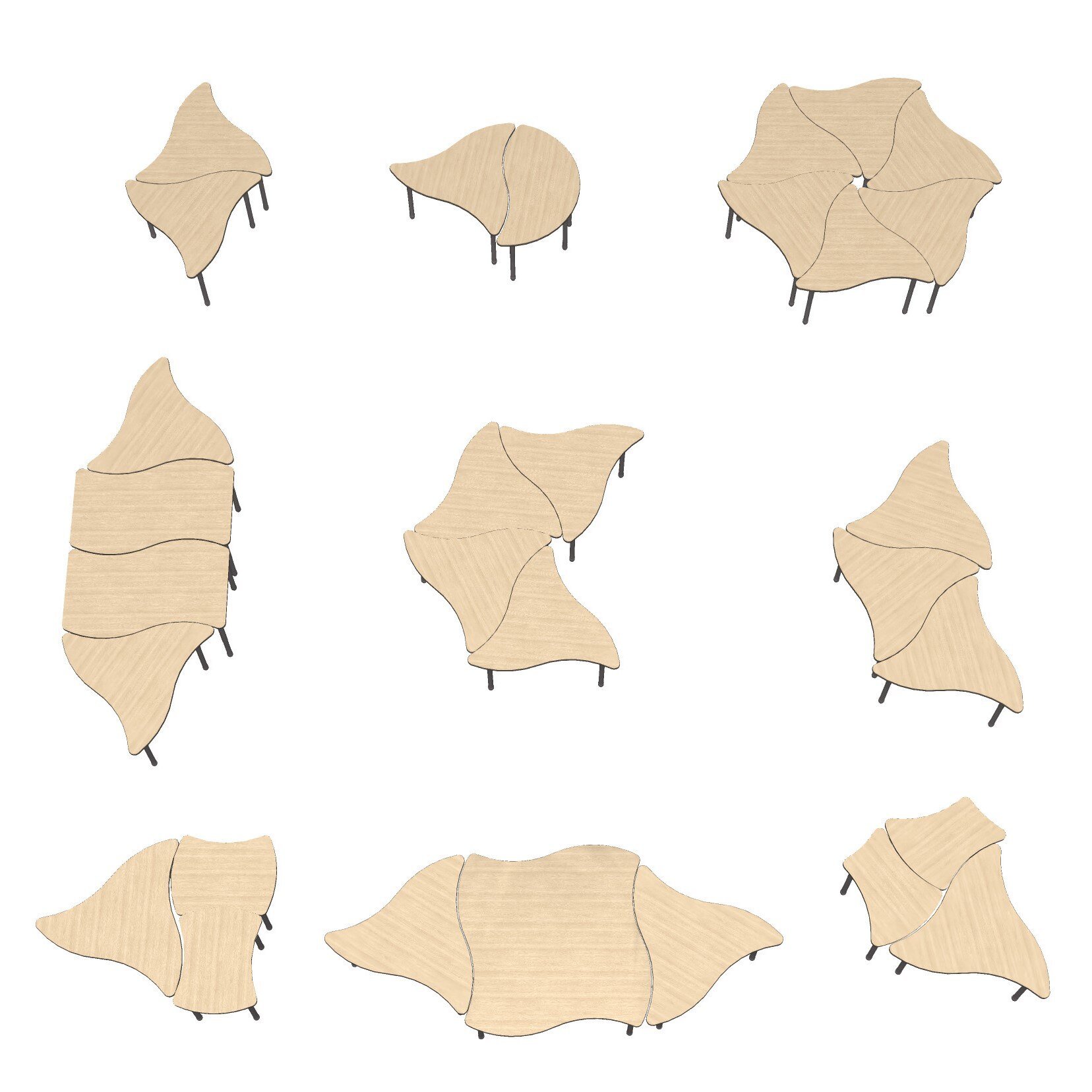 Gravity Shape Table_sq