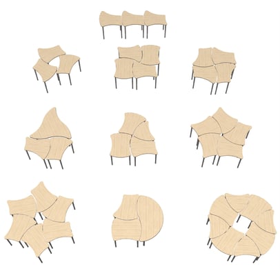 Intrepid Shape Desks