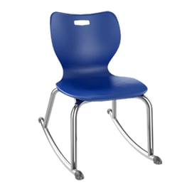 Alphabet rocker chair for active, flexible seating