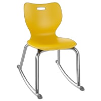 Alphabet rocker chair for active, flexible seating