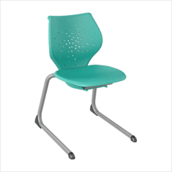 NXT MOV cantilever chair with movement seating design and customizable color options