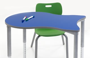 student desk and chair