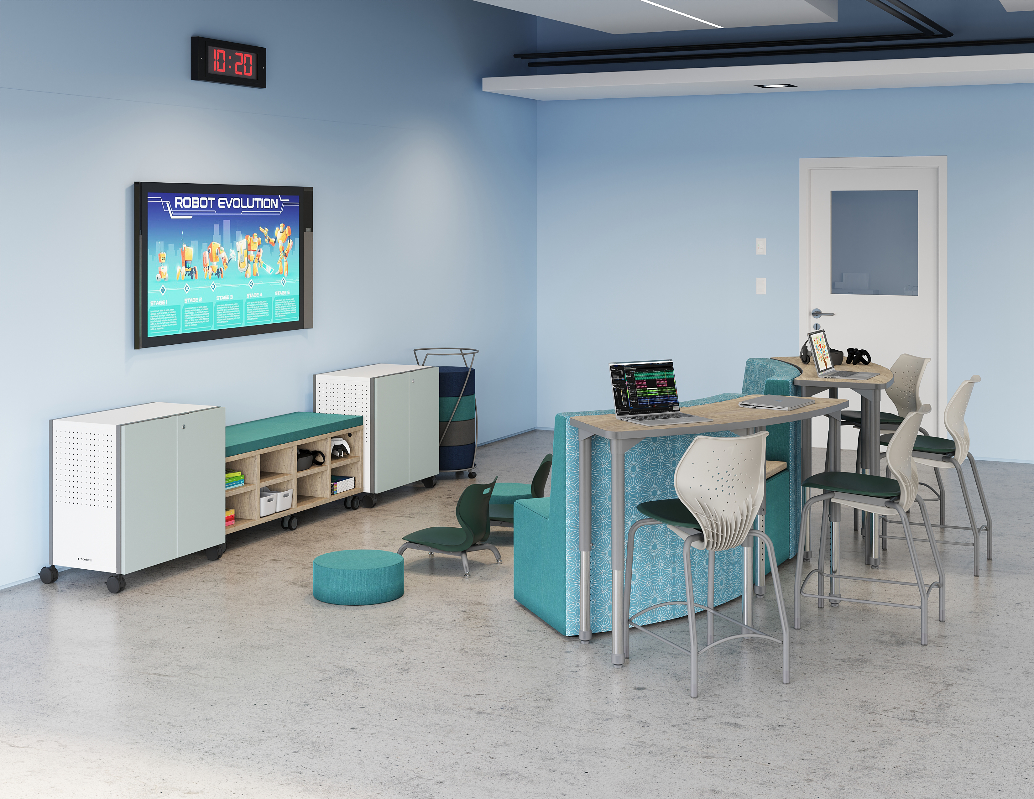 breakout space, learning lounge, collaborative learning