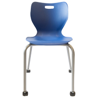 Alphabet Four-Leg Caster Chair