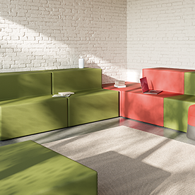 2 step, two step, 2-step, soft seating collaborative project breakout spaces