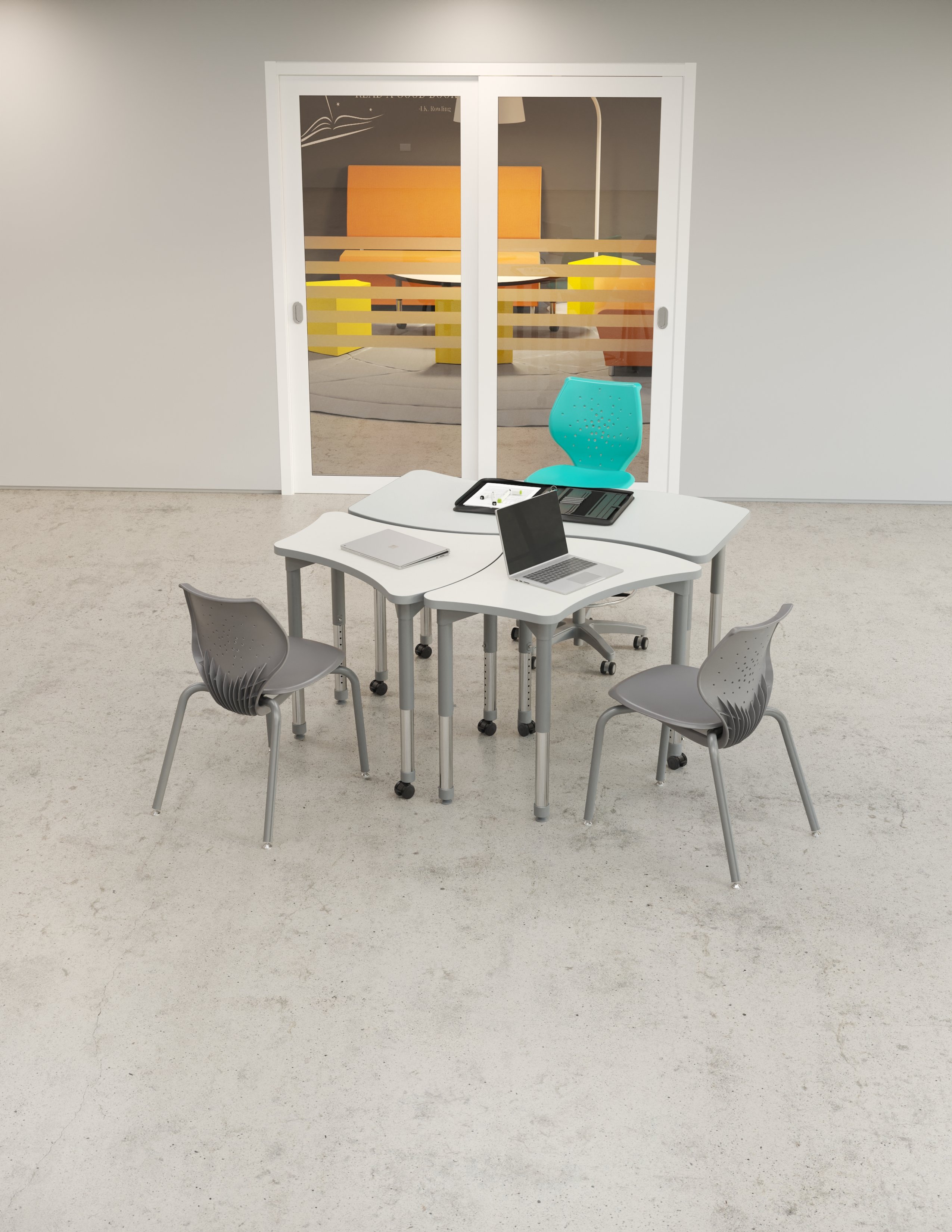 classroom, intrepid, expanse, nxt mov, next move, shape desk, student desk, shape table