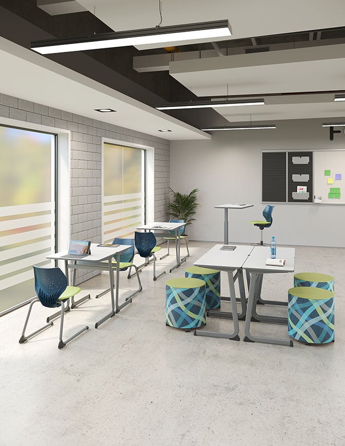 classroom, 4100 series, cantilever, 4F276E, 4F296E, 4F276S, 4F296S