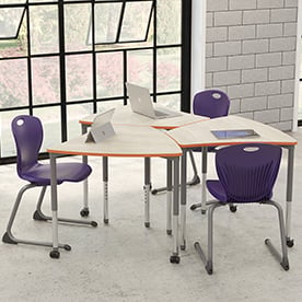 classroom, project, kite, discover, cantilever, shape desk