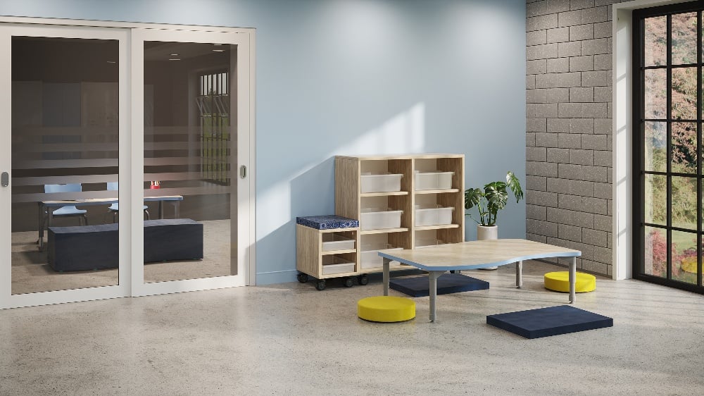 mobile cubby, mobile cubbie, cubby, mobile, floorwork, floor, dtt-rc, rectangle, storage, pad, spot pixel