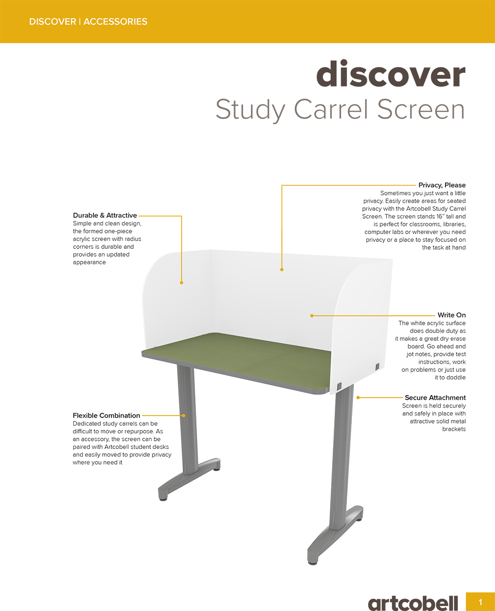 Accessories_SellSheet_StudyCarrelScreen