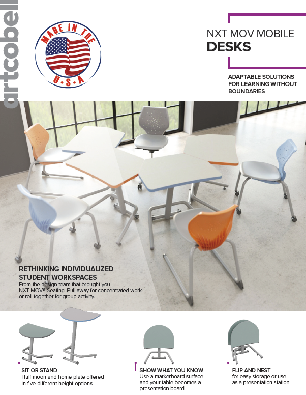 Student Desk_Sell Sheet_ NXT MOV Mobile Desk