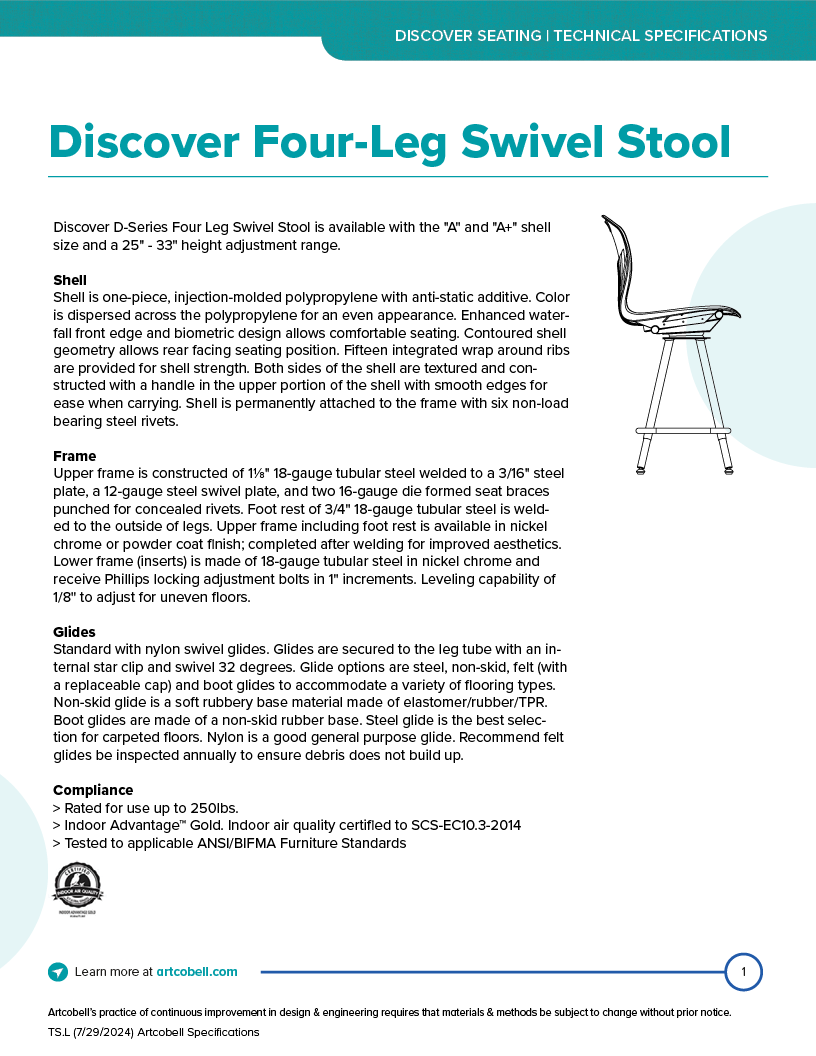 SeatingSpecifications_D99FourLegSwivelStool