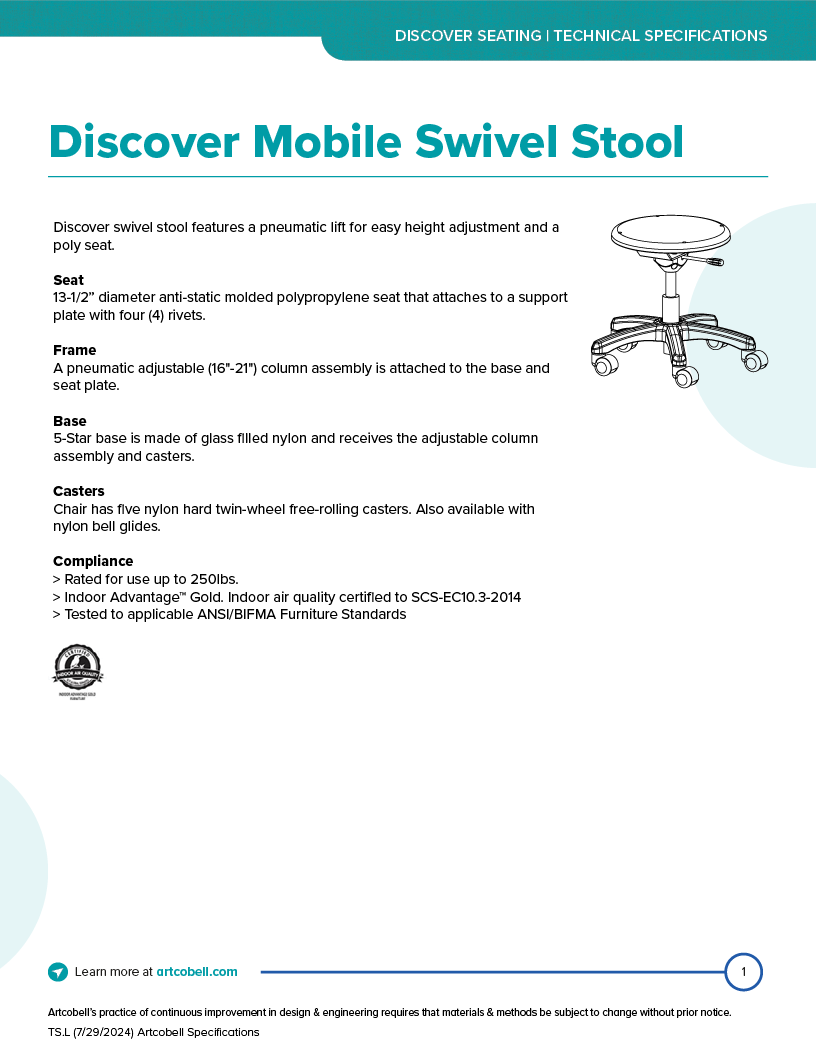 SeatingSpecifications_DiscoverMobileStool