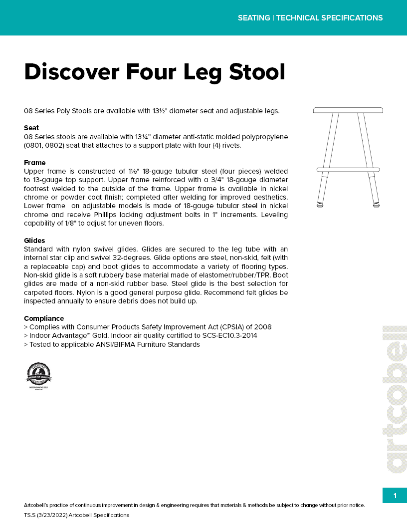 SeatingSpecifications_DiscoverFourLegStool