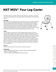 SeatingSpecifications_NXTMOV_FourLegCaster