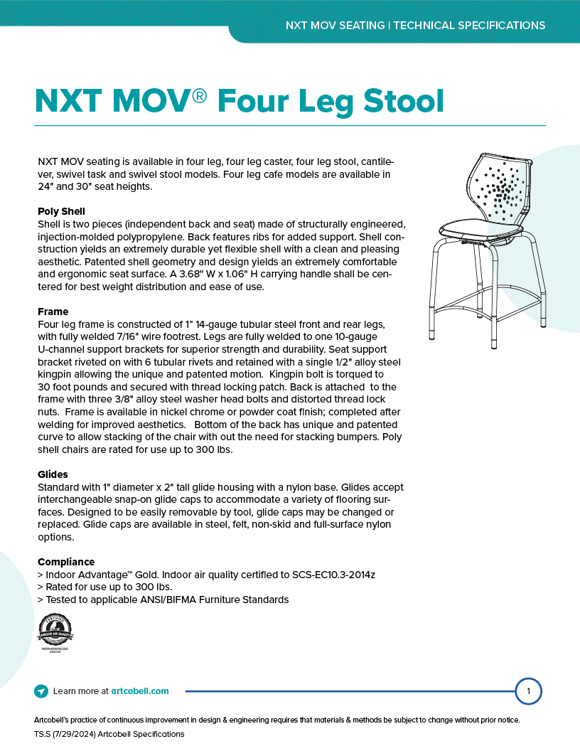 SeatingSpecifications_NXTMOV_FourLegStool