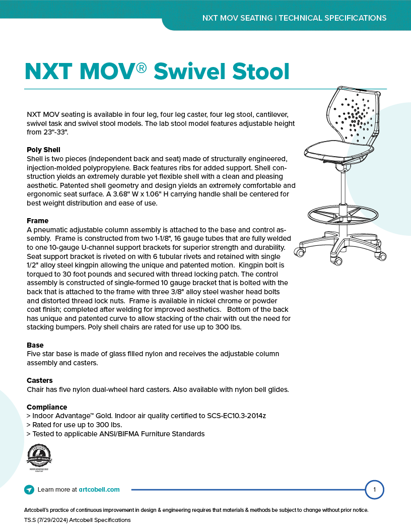 SeatingSpecifications_NXTMOV_SwivelStool