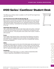 StudentDesksSpecifications_4100_Cantilever