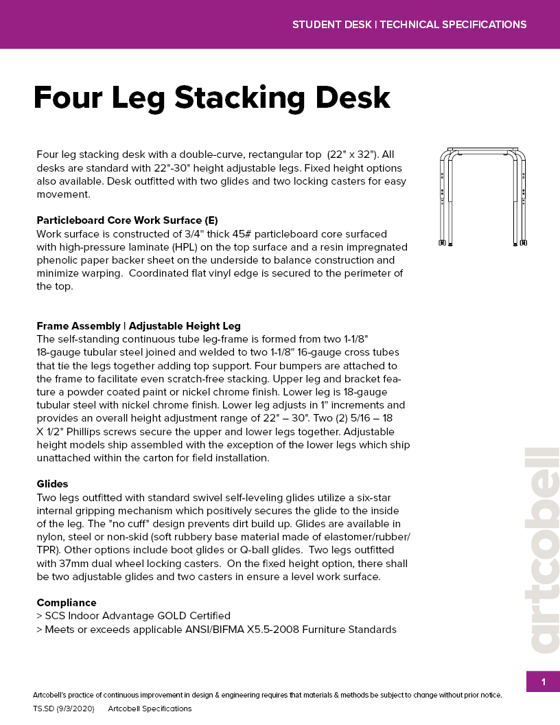 StudentDesksSpecifications_FourLegStacking