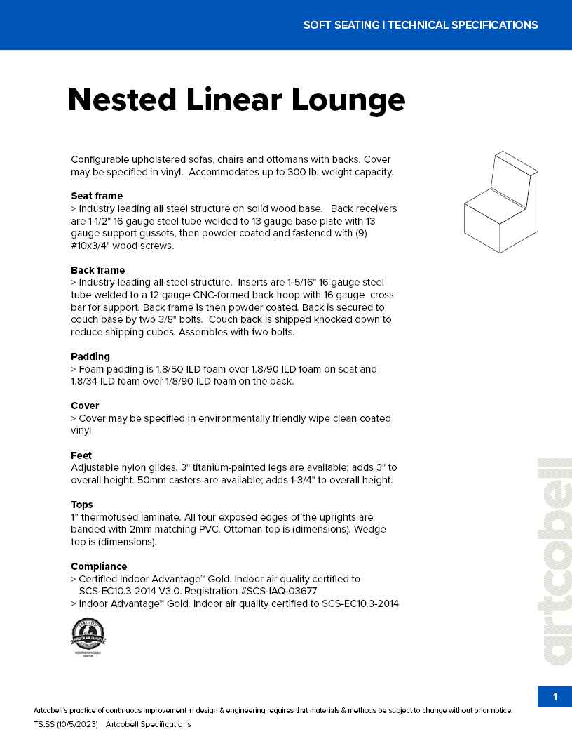SoftSeatingSpecifications_Nested Linear Lounge